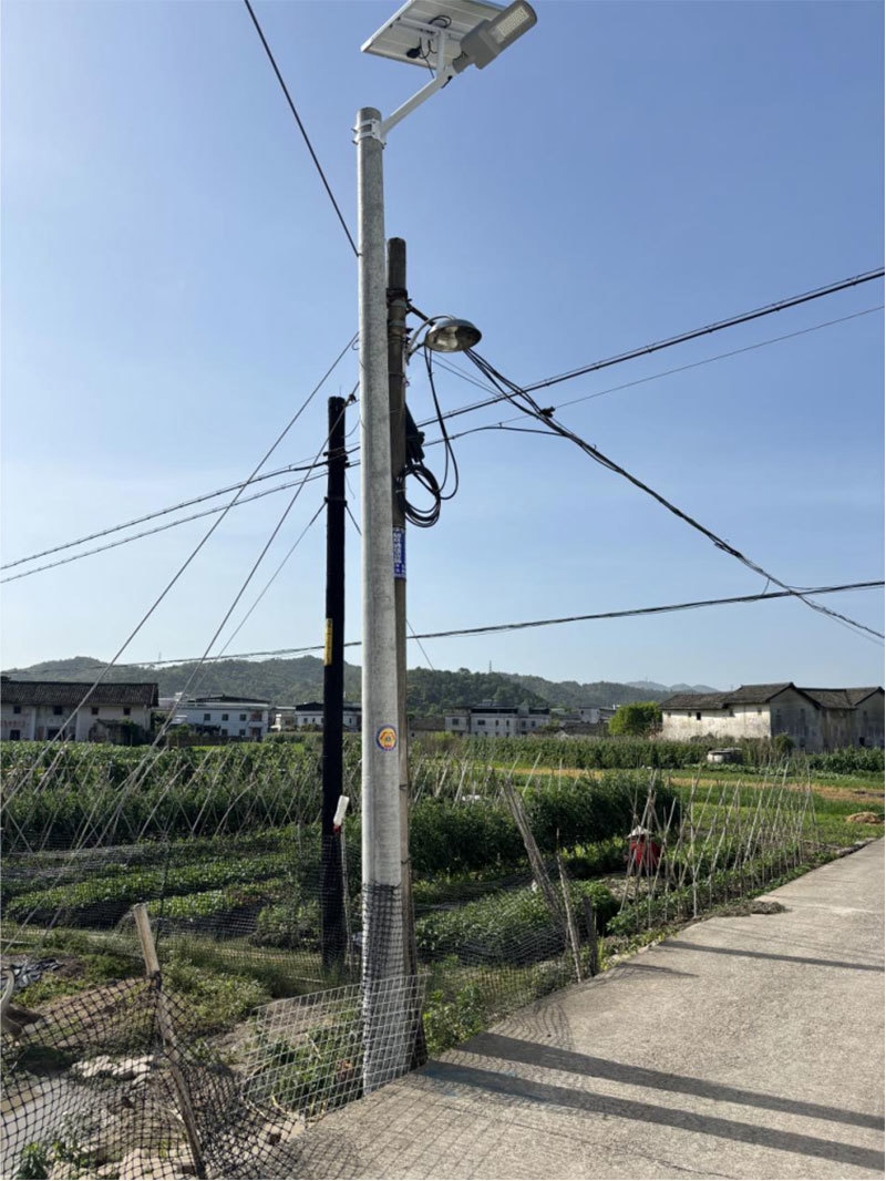 市残联推动社会组织向梅州市西阳镇四平村捐赠太阳能路灯60盏0421(2)396