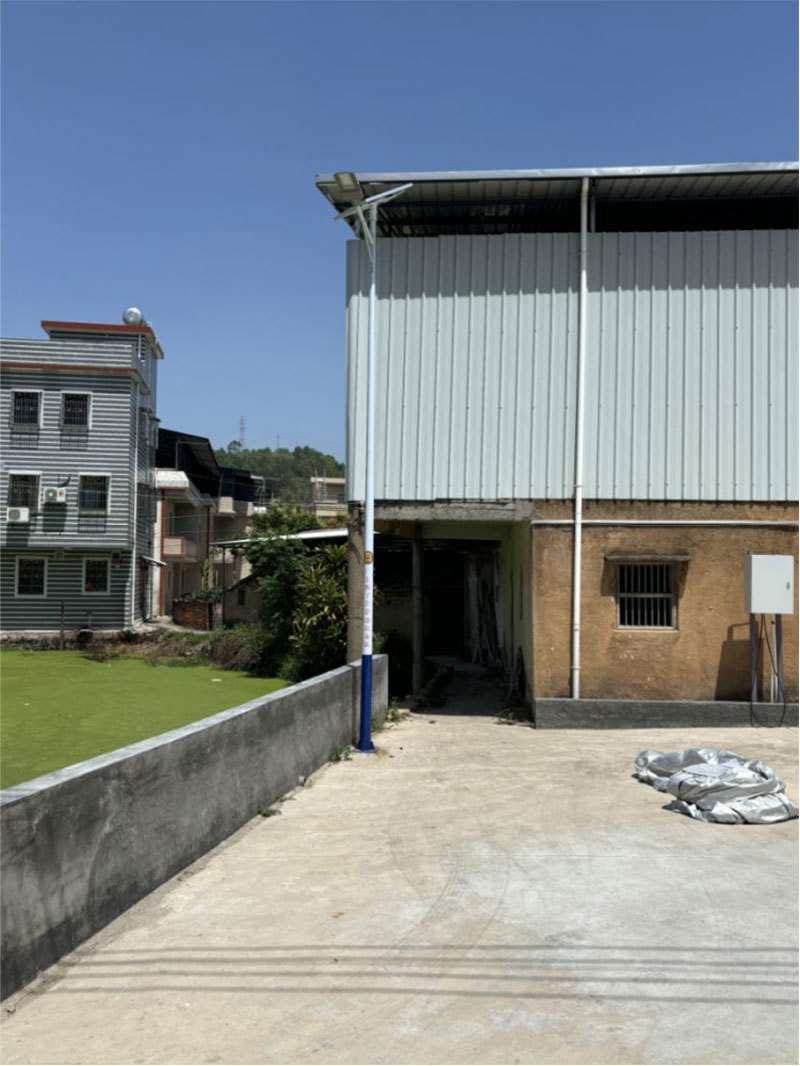 市残联推动社会组织向梅州市西阳镇四平村捐赠太阳能路灯60盏0421(2)394