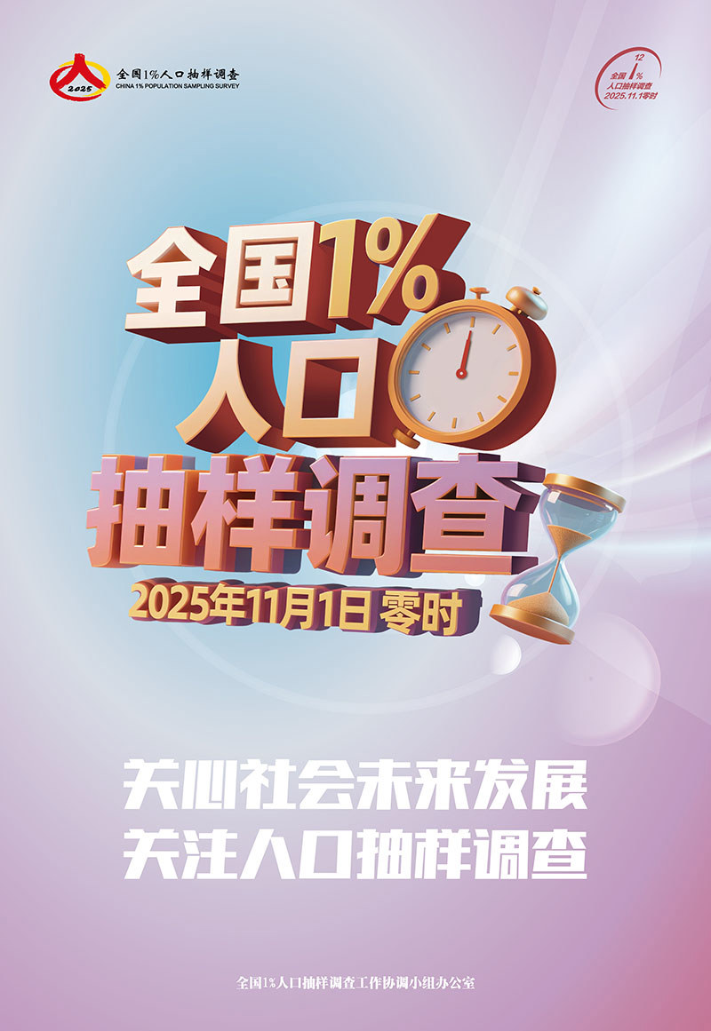 关心社会未来发展 关注人口抽样调查800